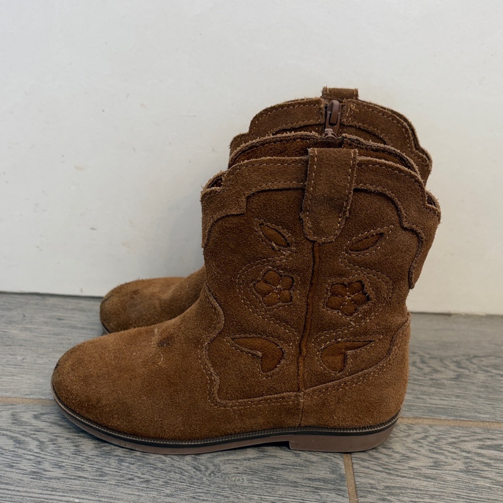 ZARA Brown Suede Cowgirl Boots – Size 26 (toddler size 9.5)